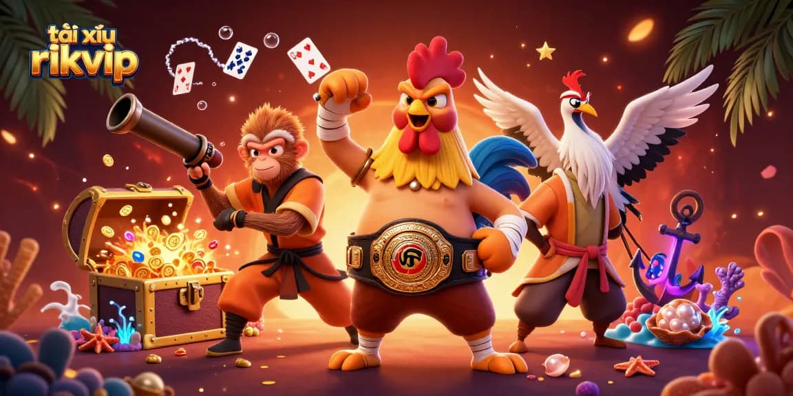 Experience exciting tài xỉu rikvip gameplay with vibrant characters and dynamic visuals.