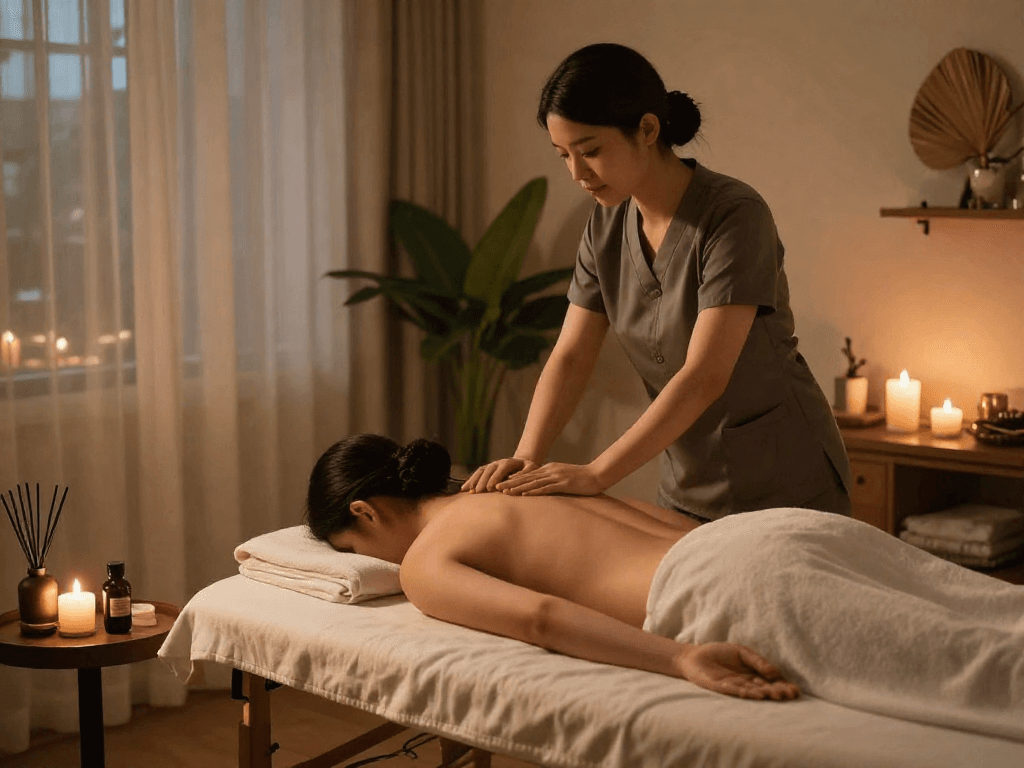 Enjoy a premium 출장안마 experience in a cozy home setting with a professional therapist.