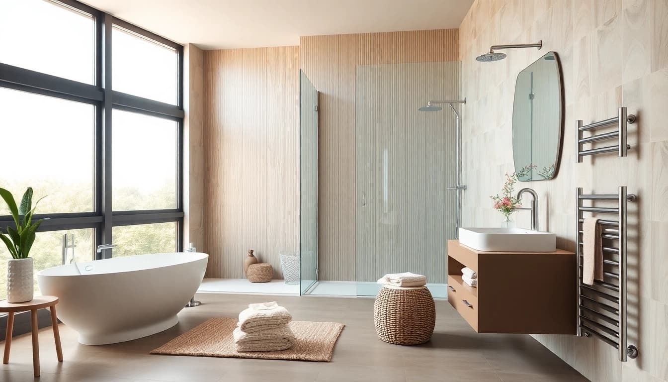 Gestalten Sie Ihr Badezimmer mit Produkten von sonni sanitär GmbH für einen stilvollen Look.