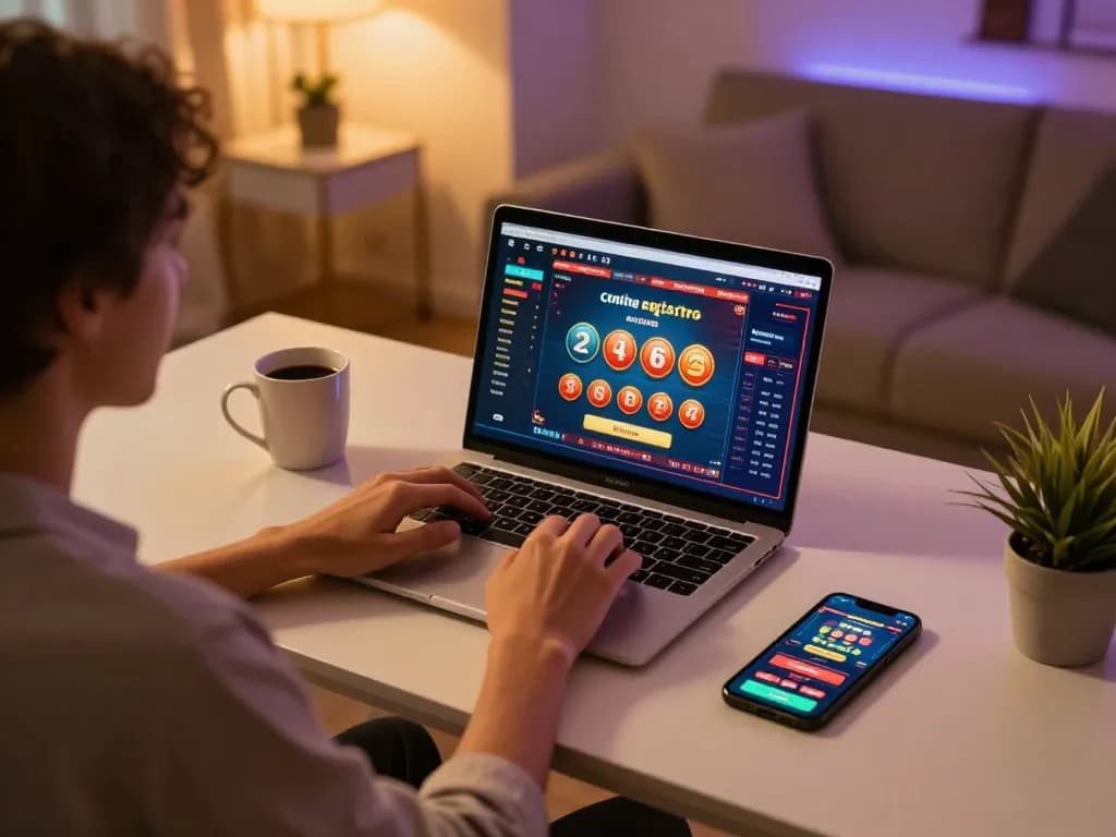 Capture the excitement of casino online gratis senza registrazione as the player engages in online gaming from the comfort of home.