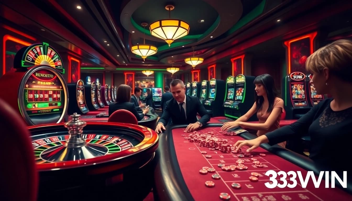 Experience the thrill of the 33WIN casino scene with vibrant games and dynamic players.