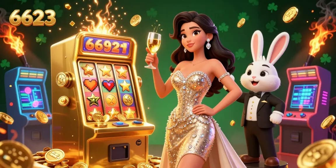 Experience thrilling gaming excitement at 6623 with a luxurious jackpot atmosphere and vibrant arcades.
