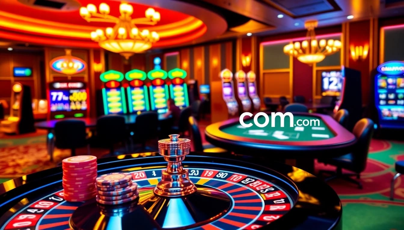 Experience thrilling moments at U888 com with vibrant casino gaming visuals featuring roulette and poker.