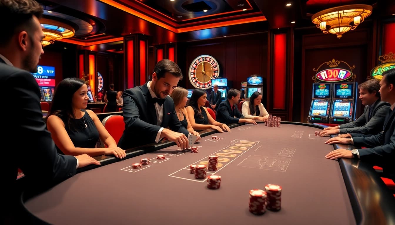 Experience the excitement of gambling at 777VIP with a luxurious poker game.