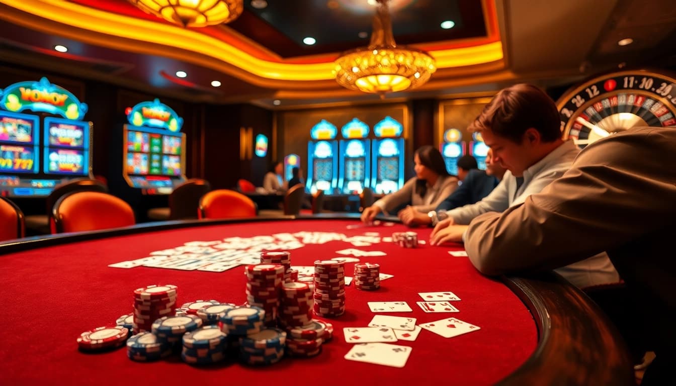 Experience excitement at https://mm88.today/ with luxurious poker tables and spinning roulette wheels.
