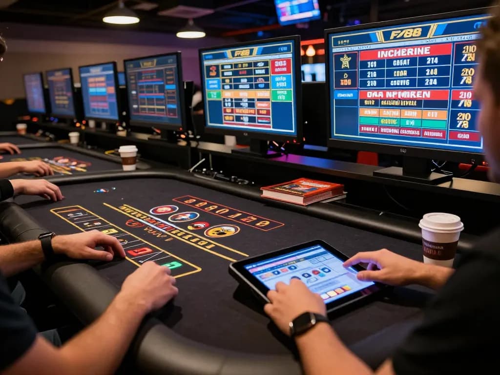 Engaging F168 online gaming session showing interactive tablet gameplay in a cozy environment
