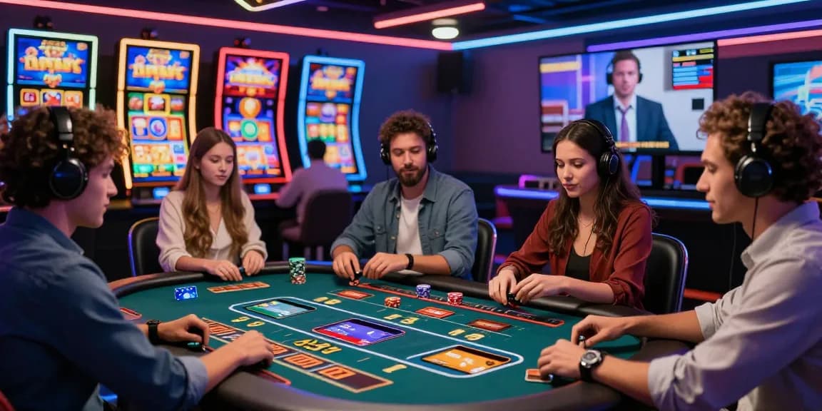 Exciting online gaming experience at credit card casinos featured on https://lctltd.co.uk showcasing diverse players engaging with games in a vibrant casino atmosphere.