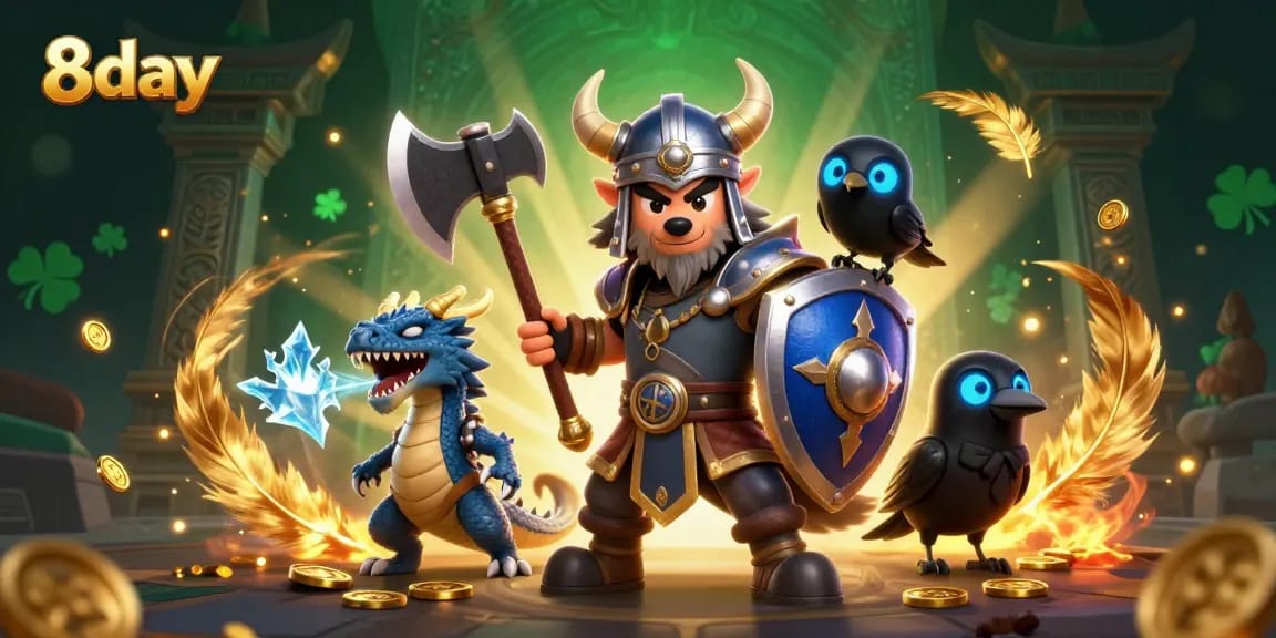 Win big at 8day with this captivating 3D casino scene showcasing adventure and excitement.