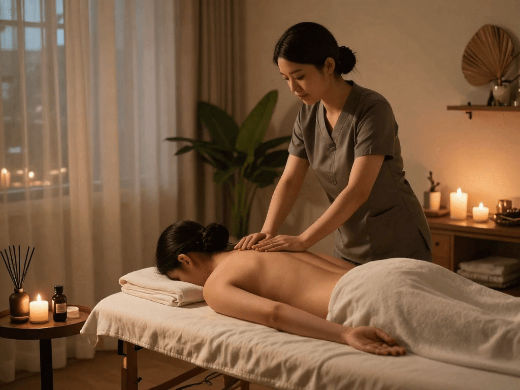 Enjoy a premium 출장안마 experience in a cozy home setting with a professional therapist.