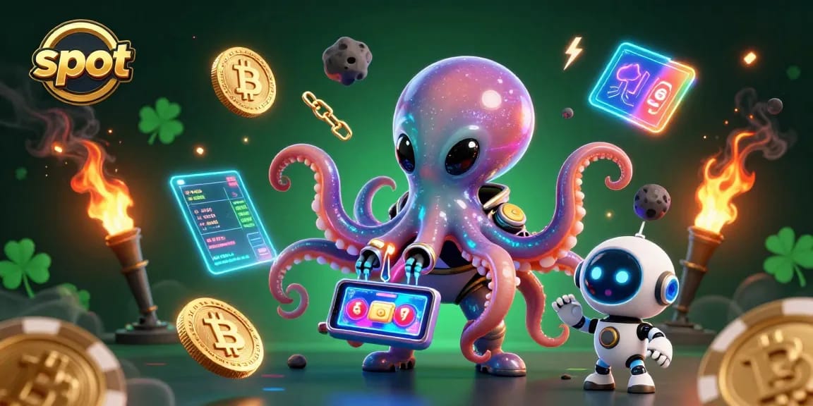 Spin the slot reels with exciting alien characters in this vibrant gambling scene