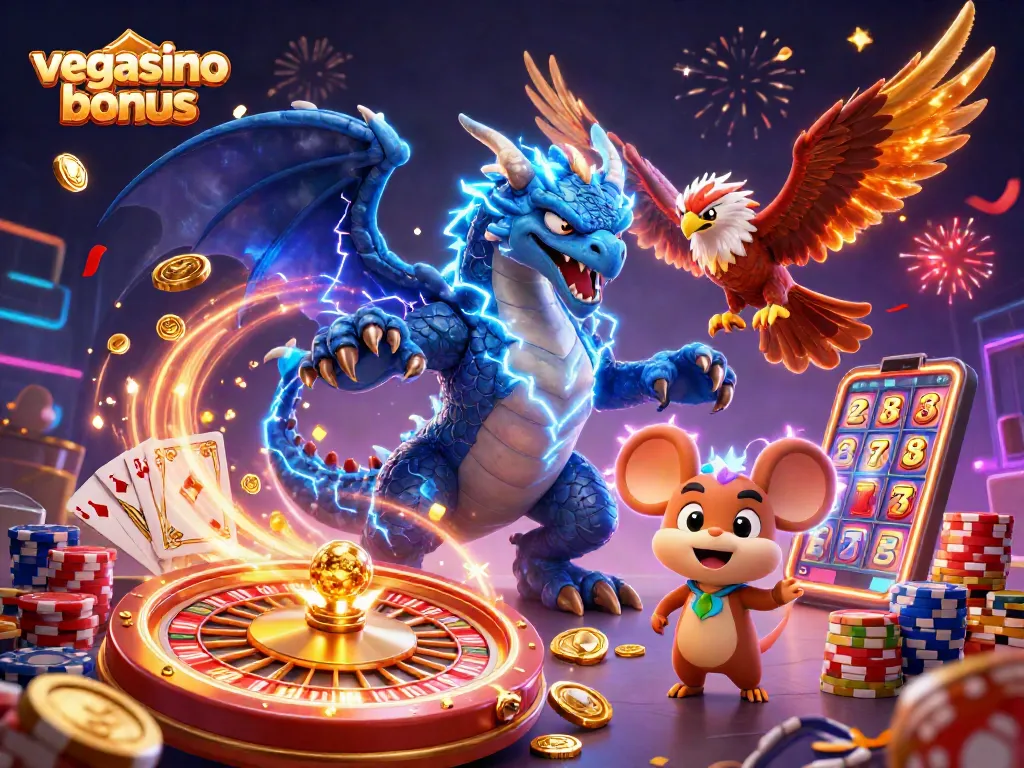 Experience thrilling gameplay with the vegasino bonus and vibrant casino elements.