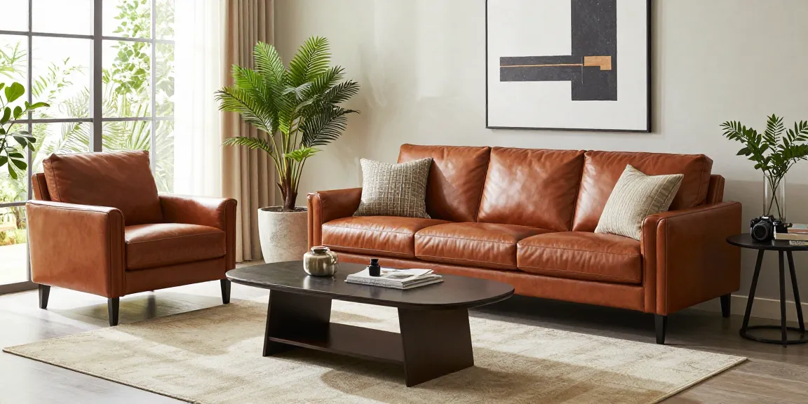 Baxter Sofa Preis - Elegantes Baxter Sofa in stilvollem Wohnzimmer mit natürlichem Licht und Pflanzen.