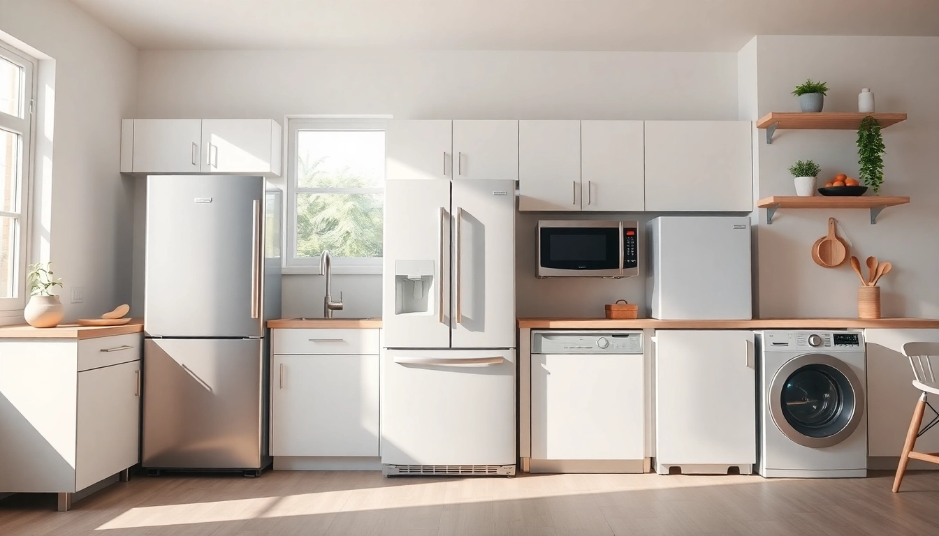 Transform any kitchen with affordable appliances, showcasing modern design and functionality in a cozy setting.