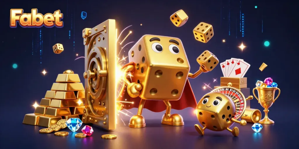 Experience Fabet's thrilling dice battle, with stunning treasures and dynamic casino elements!