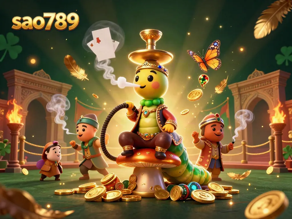 Sao789's vibrant gaming scene showcases the fun of online betting with detailed characters and casino elements.