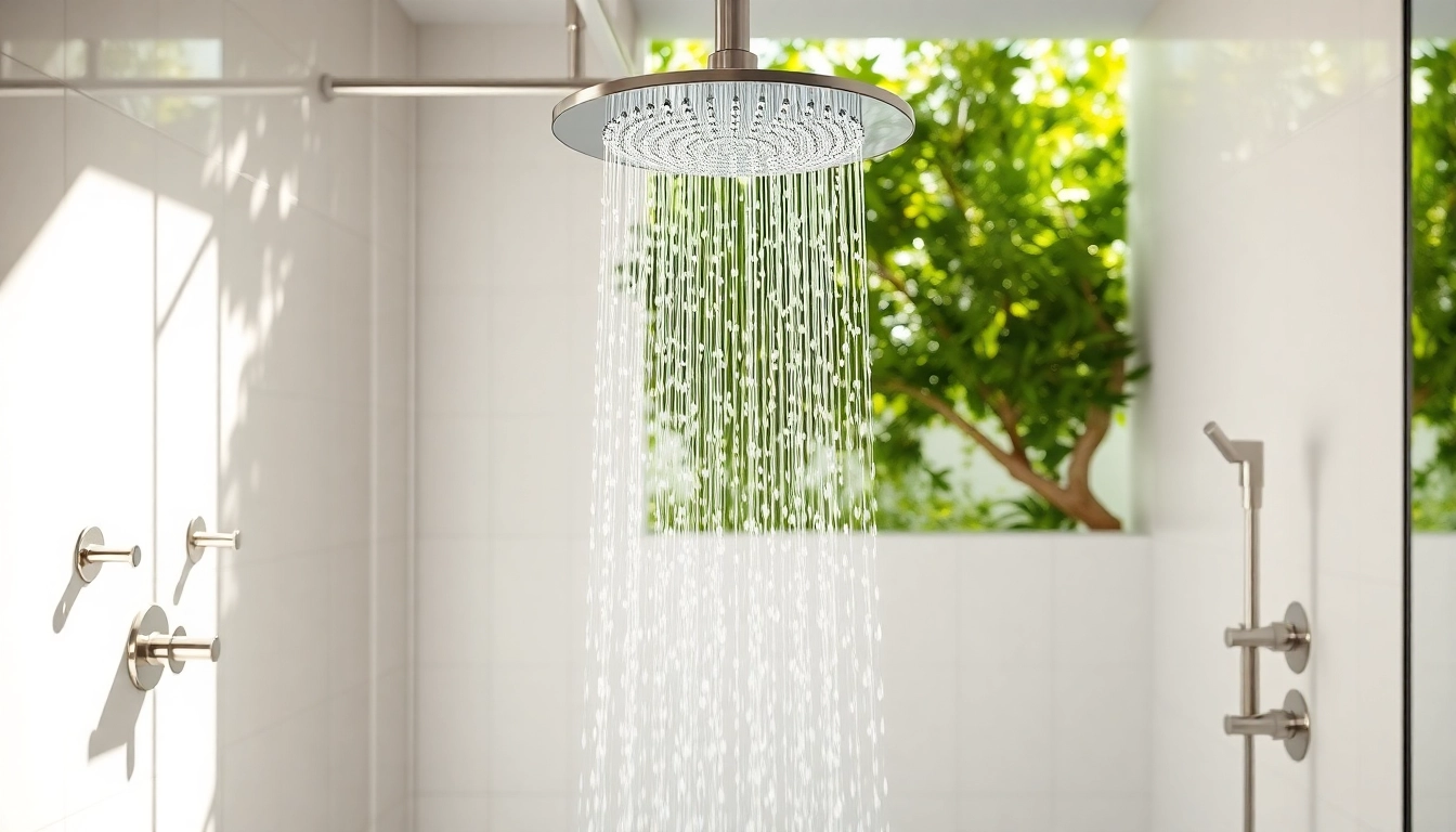 Upgrade your bathroom with sunny shower USA, featuring a modern design and sleek fixtures.