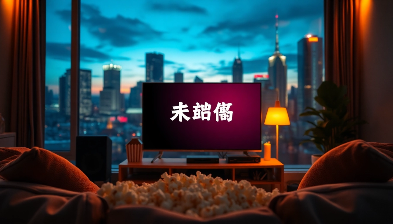 ดูหนังออนไลน์ในบรรยากาศที่อบอุ่นและน่าสนใจ ภายในห้องนั่งเล่นที่ทันสมัย