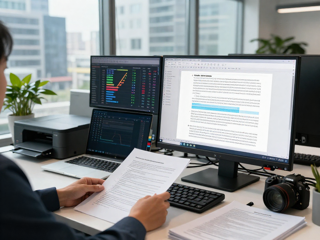 Detecting fraudulent documents in a professional environment with advanced document fraud detection technology.