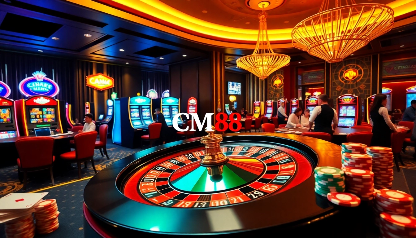 Experience the thrill of CM88 with exciting casino games and a vibrant gambling atmosphere.
