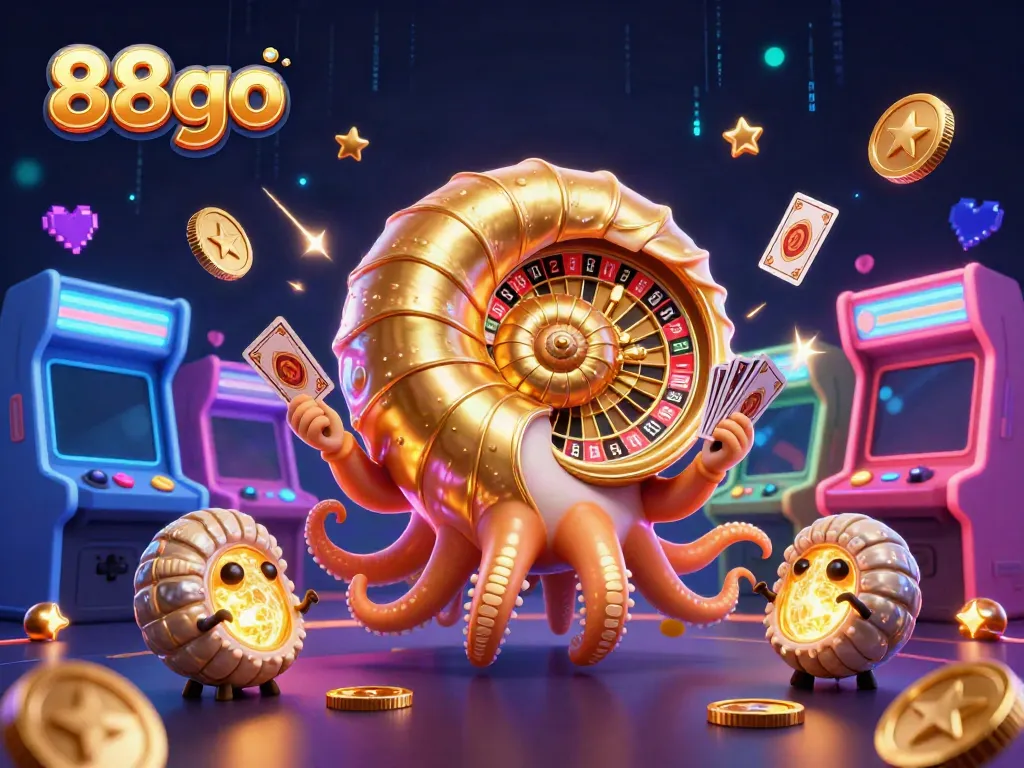 Experience thrilling casino games with 88go, featuring a giant nautilus and games galore.