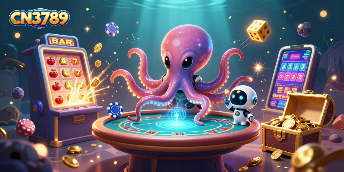 Play thrilling games and win big with CN3789 at a vibrant intergalactic casino.