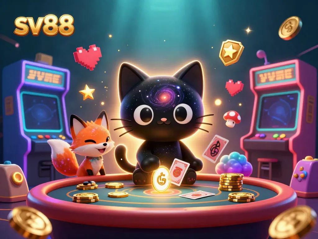 Experience dynamic gameplay at sv88's casino with colorful characters and exciting elements.