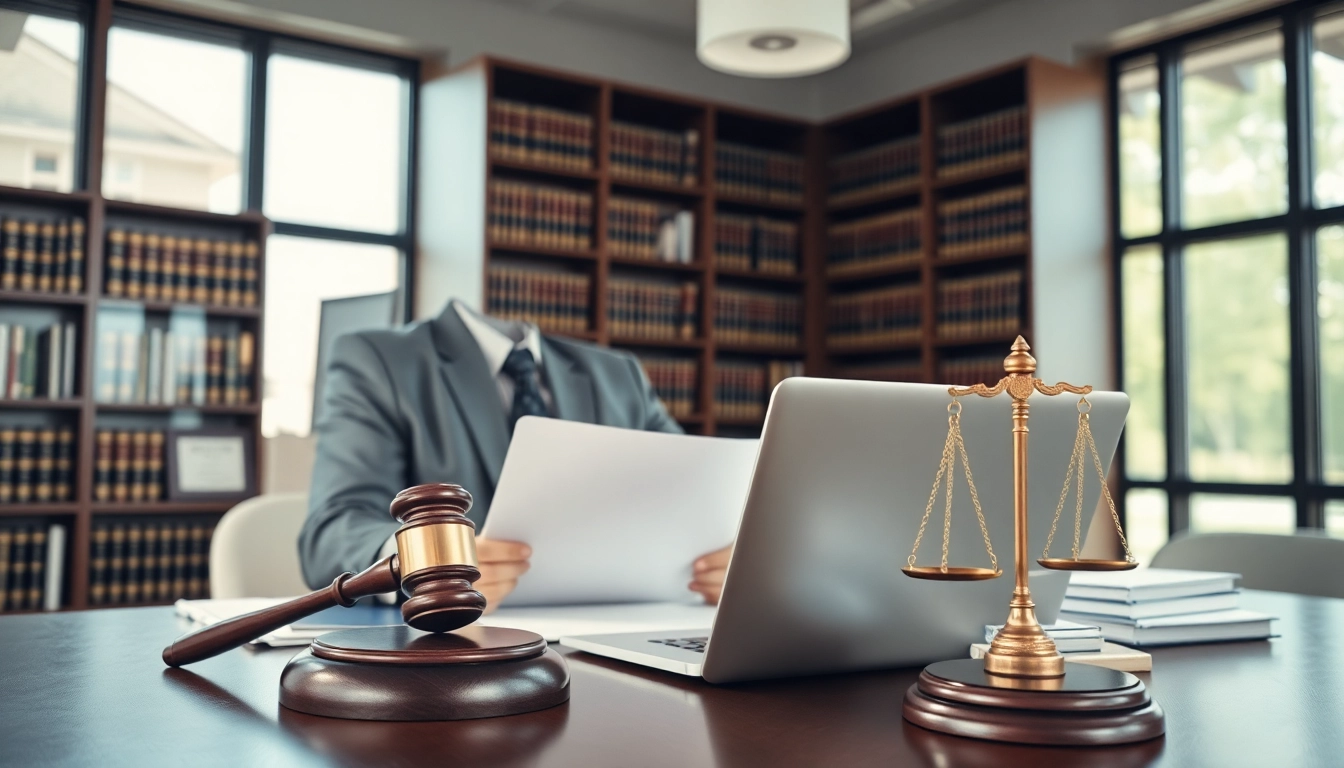 Clearwater truck accident attorney discussing legal strategies in a professional office environment.