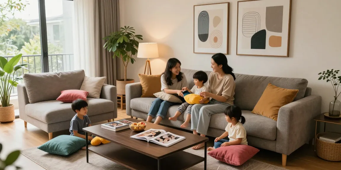 Stilvolles Wohnzimmer mit modernen Möbeln, ideal für den Einkauf von günstigen Möbeln online.