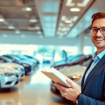 Buy a car with confidence in a vibrant dealership showcasing a variety of vehicles.