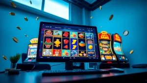 Exciting online slot gaming experience featuring hoki138 pro with colorful machines and engaging interface.