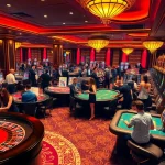 Players enjoying a luxurious casino experience at https://jun88buzz.info/ with roulette and poker tables.