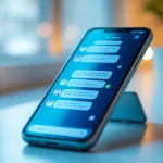 Engaging chat interaction on the Crushon AI app, showcasing customizable AI personas.