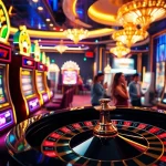 Experience the exciting atmosphere of slot777 with luxurious slot machines and gaming excitement.