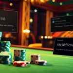 Players strategizing at a casino table featuring links from the hidden wiki.