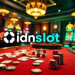 Experience the excitement of idnslot at a luxurious casino with poker, slots, and roulette.
