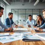 Boosting insights with Content Gap Analysis in a professional office setting.
