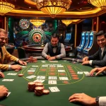 Vivez l'excitation des meilleurs casino en ligne à une table de Blackjack luxueuse avec des joueurs professionnels.