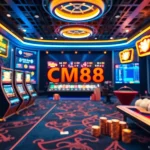 Experience the excitement of CM88's modern online casino with vibrant games and user-friendly interface.