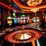 Experience the excitement of GO99 with a vibrant casino backdrop featuring poker chips and roulette.