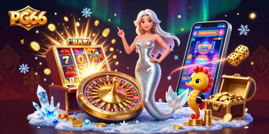 Engage in thrilling gameplay at PG66 with captivating characters and dynamic casino elements.
