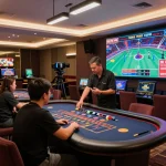 Experience the thrill at GG88 COM with players engaging in live roulette.