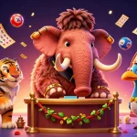 Experience the excitement of debet2026 with vibrant characters and dynamic gaming elements in this captivating casino scene.