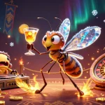 Experience the excitement of realz casino with an animated scene of lively characters and vibrant elements.