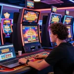 Exploring new online casino sites with diverse players enjoying gaming activities in an exciting virtual casino environment.