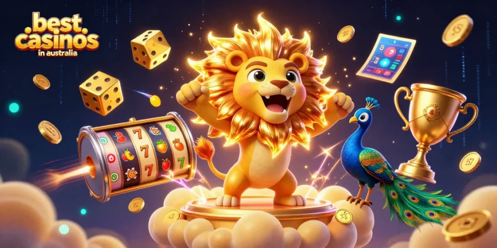 Experience the excitement at the best mobile casinos in Australia with vibrant 3D gaming elements and rich visuals.