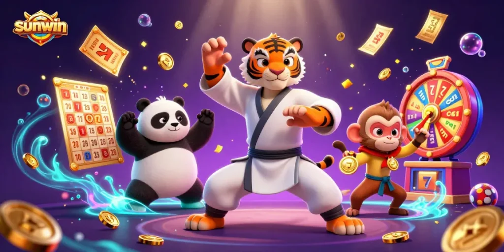 Experience thrilling gaming moments at sunwin with vibrant slots, dynamic jackpots, and engaging characters.