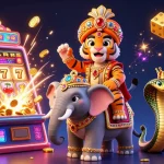 Experience high-quality gambling excitement with luongson tv in this vibrant and colorful illustration.